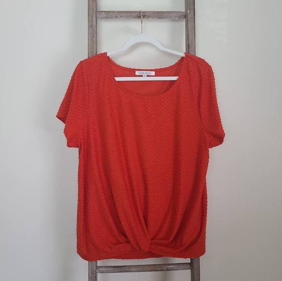 Rose & Olive Tops - ⭐️40% Off⭐️ Rose + Olive Tomato Red Cross Front Top